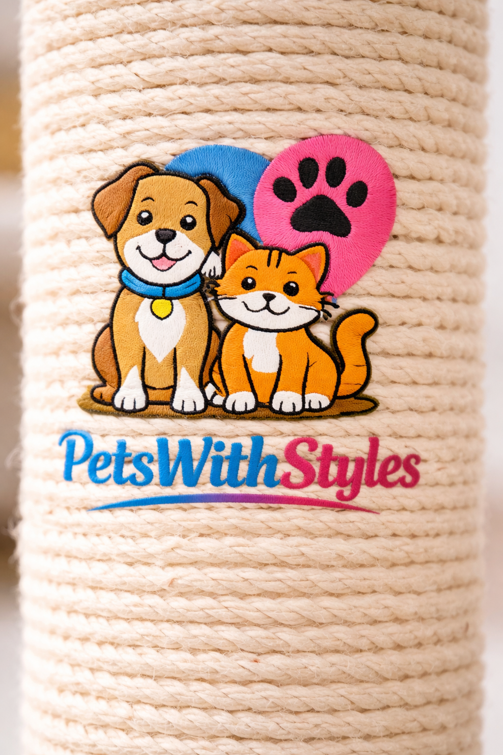 Cat Scratching Post with Sisal Rope Durable Cat Scratcher Toy | PetsWithStyles - Image 2
