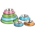 Stainless Steel Dog & Cat Feeding Bowl – Non-Slip Rubber Base Pet Food and Water Bowl - Image 3
