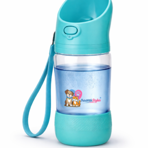 AquaPaws Portable Dog Water Bottle Leak-Proof Travel 500ml Blue | PetsWithStyles